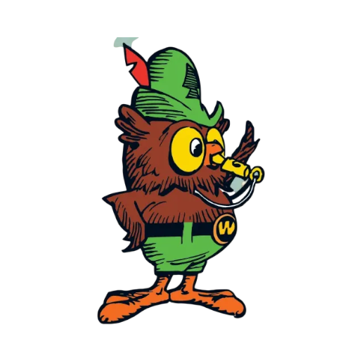 Forager Provisions LTD Woodsy Owl x NoSo weather-resistant gear repair patch featuring a whistling owl character