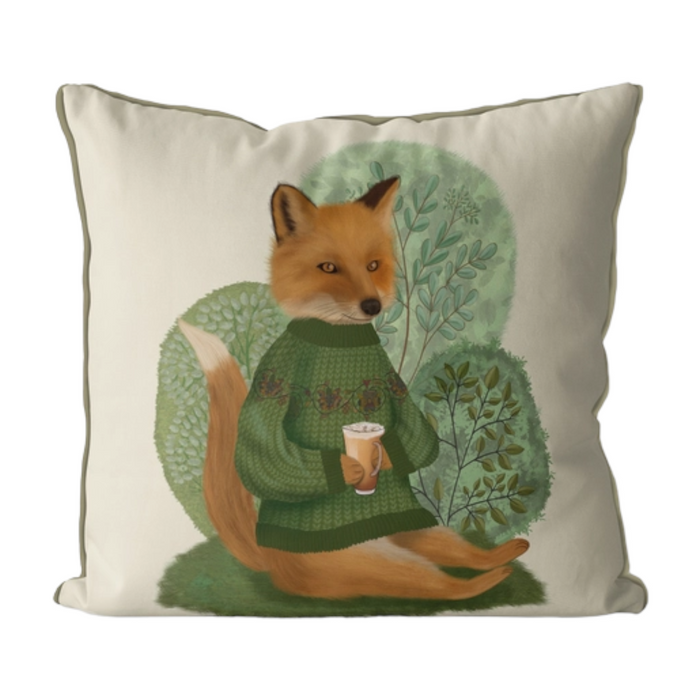 Woodland Fox & Late Pillow