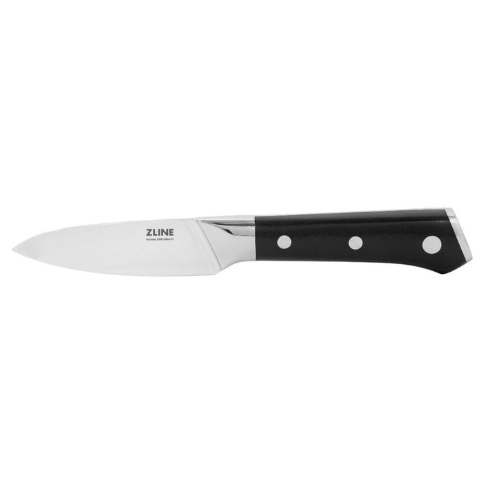 ZLINE 3-Piece Professional German Steel Kitchen Knife Set (KSETT-GS-3) 3.5-inch Paring Knife