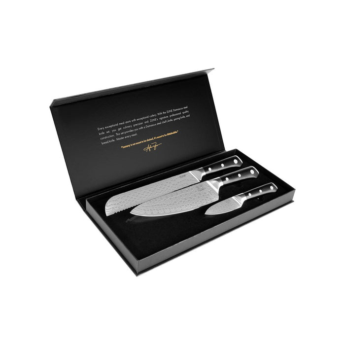 ZLINE 3-Piece Professional Japanese Damascus Steel Kitchen Knife Set (KSETT-JD-3) main image.