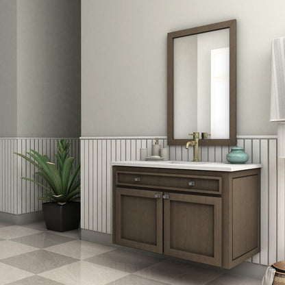 ZLINE Carnelian Bath Faucet (CRN-BF) Chrome lifestyle, in a luxury home.