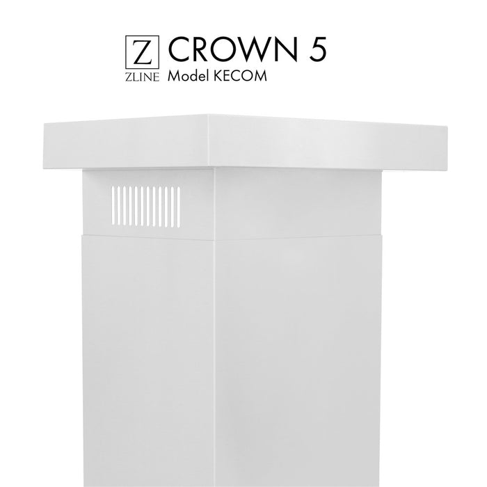ZLINE Crown Molding Profile 5 for Wall Mount Range Hood (CM5-KECOM-304) main image.