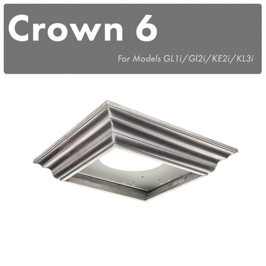 ZLINE Crown Molding Profile 6 for Island Mount Range Hoods (CM6-GL1i/GL2i/KE2i/KL3i) main image.