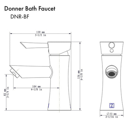 ZLINE Donner Bath Faucet in Chrome (DNR-BF-CH)