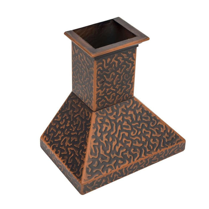 ZLINE Mini Range Hood in Embossed Copper (MH-E) main image.