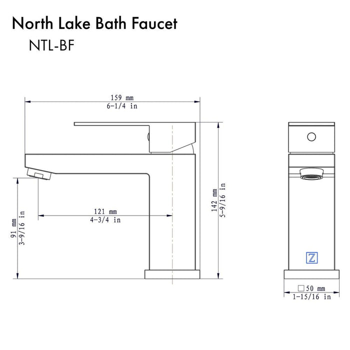 ZLINE North Lake Bath Faucet (NTL-BF)