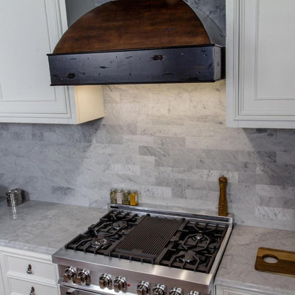 ZLINE Reversible Cast Iron Grill (GR1) on ZLINE Gas Burner Range